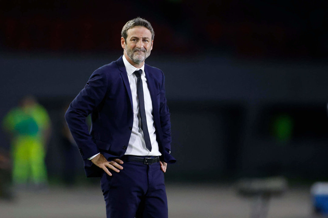 El seleccionador del equipo nacional de fútbol de Panamá, Thomas Christiansen, fue registrado el pasado 16 de junio, durante un partido amistoso contra Paraguay previo a la Copa América, en el estadio Rommel Fernández de Ciudad de Panamá. EFE/Bienvenido Velasco