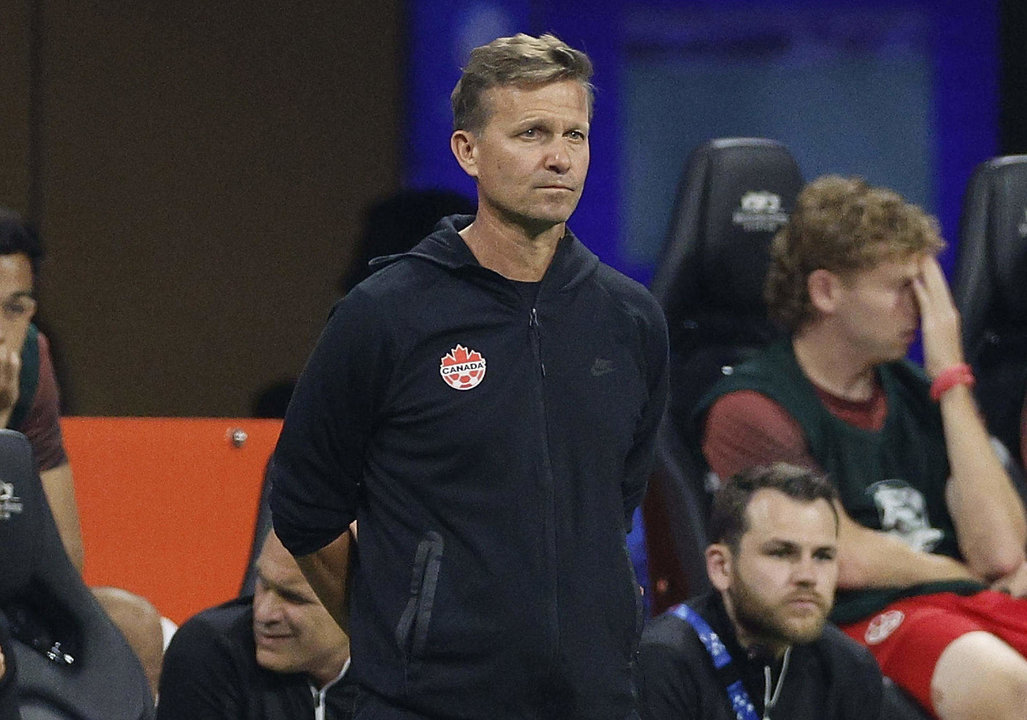 En la imagen el entrenador de Canadá, Jesse Marsch. EFE/EPA/ERIK S. LESSER